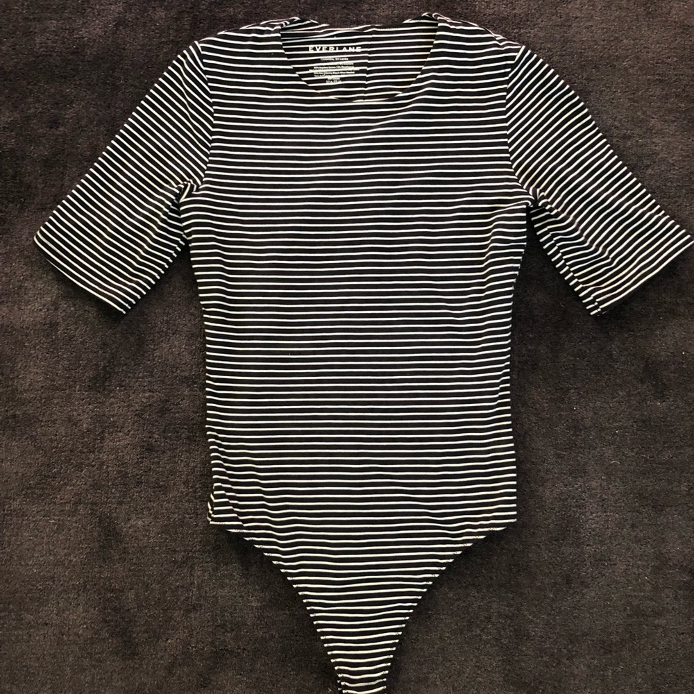 Everlane small striped bodysuit (thong)